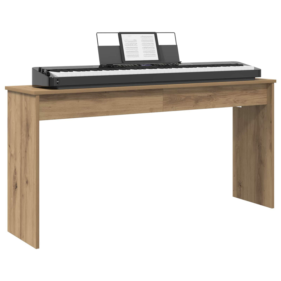 Keyboard Stand Artisan Oak 130 x 32 x 64 cm Engineered Wood