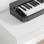 Keyboard Stand White 120 x 32 x 64 cm Engineered Wood
