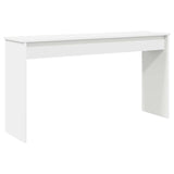 Keyboard Stand White 120 x 32 x 64 cm Engineered Wood - Front View