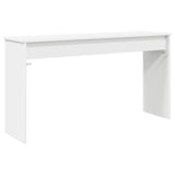 Keyboard Stand White 120 x 32 x 64 cm Engineered Wood - Rear View
