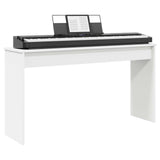 Keyboard Stand White 120 x 32 x 64 cm Engineered Wood