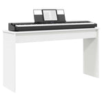 Keyboard Stand White 120 x 32 x 64 cm Engineered Wood