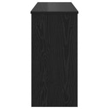 Keyboard Stand Black Oak 120 x 32 x 64 cm Engineered Wood - 45-Degree Angle