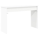 Keyboard Stand White 100 x 32 x 64 cm Engineered Wood - Rear View
