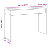 Keyboard Stand White 100 x 32 x 64 cm Engineered Wood