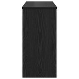 Keyboard Stand Black Oak 100 x 32 x 64 cm Engineered Wood