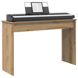 Keyboard Stand Artisan Oak 100 x 32 x 64 cm Engineered Wood - Side View