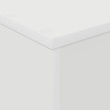 Magazine Rack White 70 x 41 x 126 cm Engineered Wood