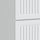 Bedside Cabinet White 62 x 34.5 x 47.5 cm Engineered Wood