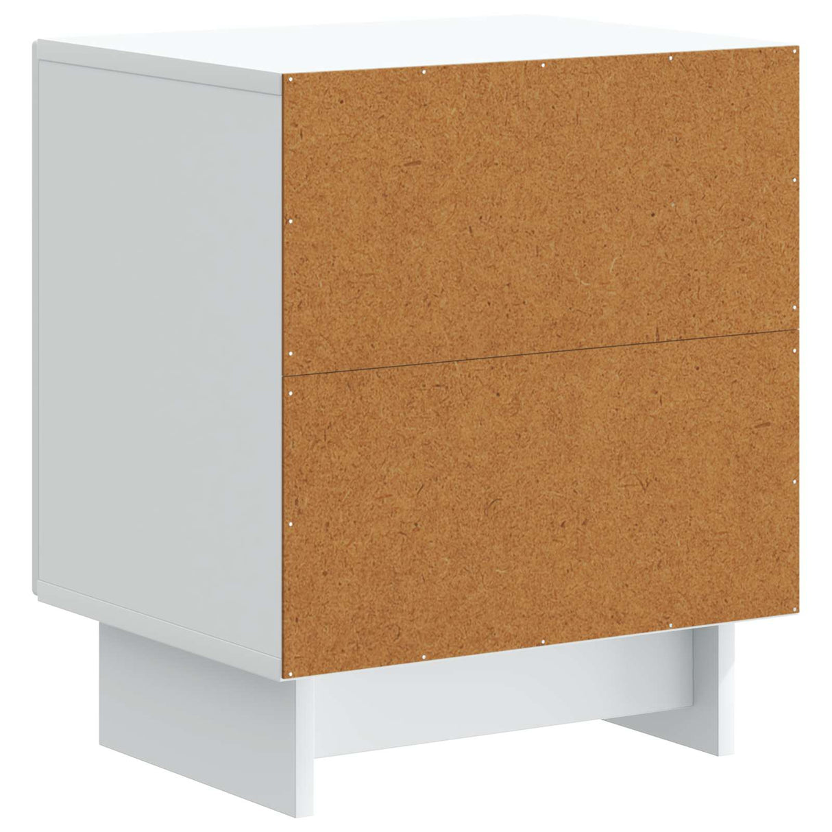 Bedside Cabinet White 43 x 34.5 x 50 cm Engineered Wood