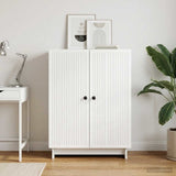 Sideboard White 66 x 34.5 x 90 cm Engineered Wood - Top-Down View