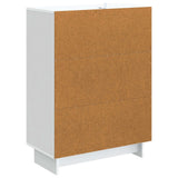 Sideboard White 66 x 34.5 x 90 cm Engineered Wood - Low Angle