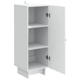 Sideboard White 33 x 34.5 x 90 cm Engineered Wood - 45-Degree Angle
