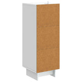 Sideboard White 33 x 34.5 x 90 cm Engineered Wood - Low Angle