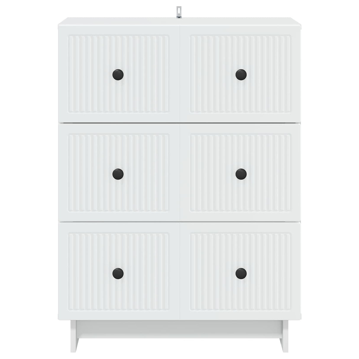 Drawer Cabinet White 66 x 34.5 x 90 cm Engineered Wood