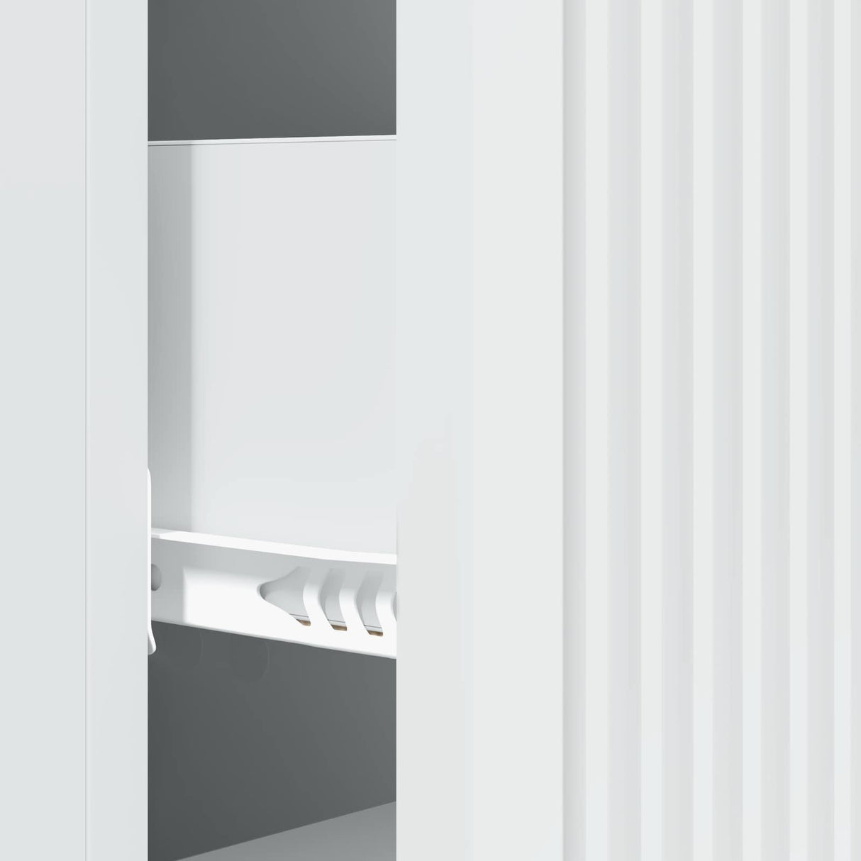 Drawer Cabinet White 33 x 34.5 x 90 cm Engineered Wood