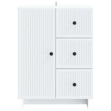 Sideboard with Drawer White 66 x 34.5 x 90 cm Engineered Wood