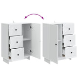 Sideboard with Drawer White 66 x 34.5 x 90 cm Engineered Wood - Extra Image