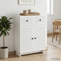 Sideboard White 66 x 34.5 x 90 cm Engineered Wood