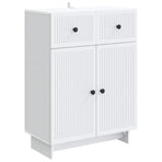 Sideboard White 66 x 34.5 x 90 cm Engineered Wood