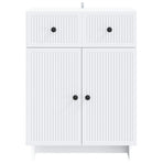 Sideboard White 66 x 34.5 x 90 cm Engineered Wood