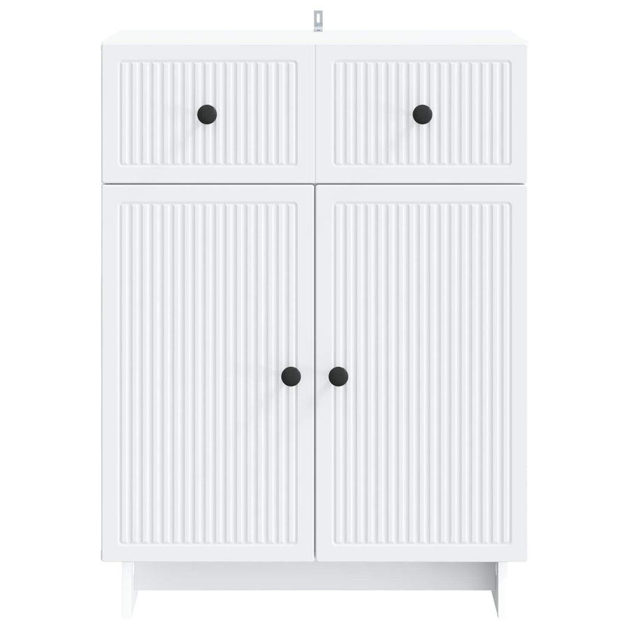 Sideboard White 66 x 34.5 x 90 cm Engineered Wood