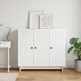 Sideboard White 89 x 34.5 x 80 cm Engineered Wood