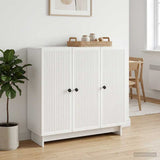 Sideboard White 89 x 34.5 x 80 cm Engineered Wood