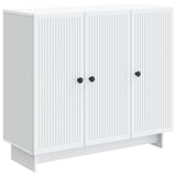 Sideboard White 89 x 34.5 x 80 cm Engineered Wood - Front View