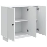 Sideboard White 89 x 34.5 x 80 cm Engineered Wood - 45-Degree Angle