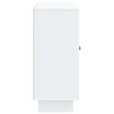 Sideboard White 89 x 34.5 x 80 cm Engineered Wood - Close-Up Angle