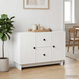 Sideboard with Drawer White 89 x 34.5 x 60 cm Engineered Wood