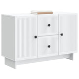 Sideboard with Drawer White 89 x 34.5 x 60 cm Engineered Wood