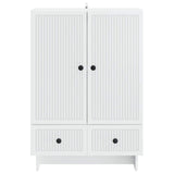 Sideboard White 66 x 34.5 x 95 cm Engineered Wood
