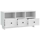 TV Cabinet with Drawer White 102 x 34.5 x 50 cm Engineered Wood