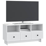 TV Cabinet with Drawer White 102 x 34.5 x 50 cm Engineered Wood