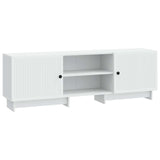 TV Cabinet White 150 x 31 x 50 cm Engineered Wood - Front View