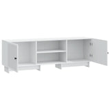 TV Cabinet White 150 x 31 x 50 cm Engineered Wood - 45-Degree Angle