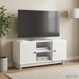 TV Cabinet 102 x 34.5 x 50 cm White Engineered Wood