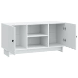 TV Cabinet 102 x 34.5 x 50 cm White Engineered Wood