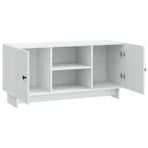 TV Cabinet 102 x 34.5 x 50 cm White Engineered Wood