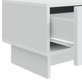 TV Cabinet with Drawer White 147 x 34.5 x 30 cm Engineered Wood - Extra Image
