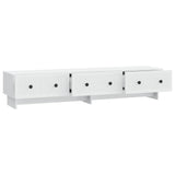 TV Cabinet with Drawer White 147 x 34.5 x 30 cm Engineered Wood