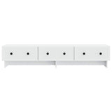 TV Cabinet with Drawer White 147 x 34.5 x 30 cm Engineered Wood