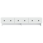 TV Cabinet with Drawer White 147 x 34.5 x 30 cm Engineered Wood