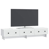 TV Cabinet with Drawer White 147 x 34.5 x 30 cm Engineered Wood