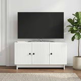 TV Cabinet White 99 x 34.5 x 50 cm Engineered Wood - Top-Down View