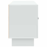 TV Cabinet White 99 x 34.5 x 50 cm Engineered Wood - Close-Up Angle