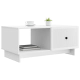Coffee Table White 90 x 50 x 40 cm Engineered Wood