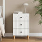 Bedside Cabinet White 43x 41 x 66.5 cm Engineered Wood
